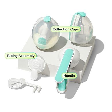 Willow Wave Double Wearable Manual Pump & 2 5-Oz. Collection Cups