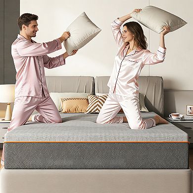 10 Inch Memory Foam Mattress, Fiberglass Free, Medium Feel, Breathable Cooling Layers