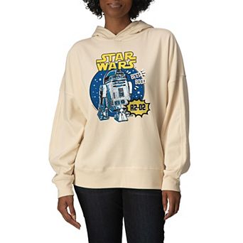 Women's Star Wars R2-D2 Oversized Fleece Hoodie Sweatshirt