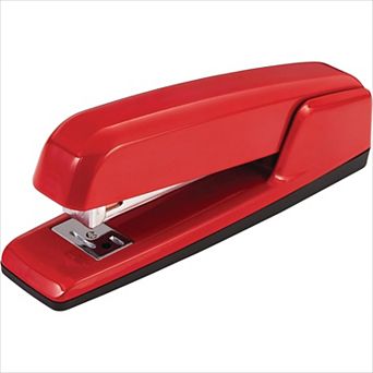 30-Sheet Jam-Free Metal Stapler, Rio Red Business Stapler Heavy Duty