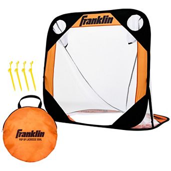 Franklin Sports Pop-Up Lacrosse Goal with Carrying Case & Ground Stakes