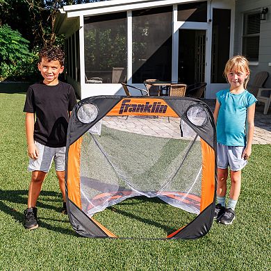 Franklin Sports Pop-Up Lacrosse Goal with Carrying Case & Ground Stakes