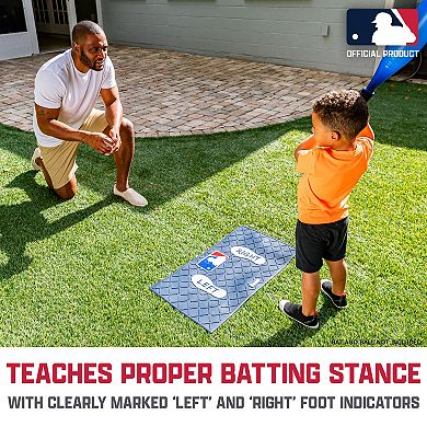 Franklin Sports MLB Learn Your Stance Batter's Box Training Mat