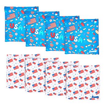 Franklin Sports 8 pc American Themed Cornhole Bean Bags Set