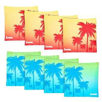 Franklin Sports 8 pc Tropical Themed Cornhole Bean Bags Set