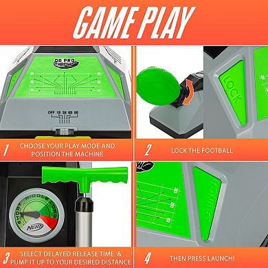 Franklin Sports NERF QB Pro Throw Football Passer