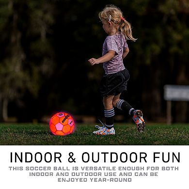 Franklin Sports Glow-in-the-Dark Soccer Ball