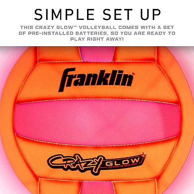 Franklin Sports Glow-in-the-Dark Volleyball