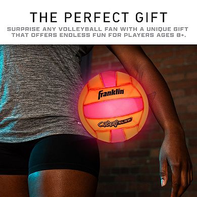 Franklin Sports Glow-in-the-Dark Volleyball