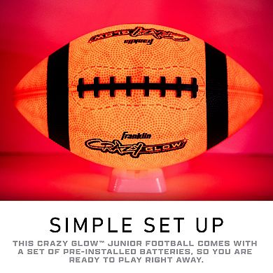 Franklin Sports Glow-in-the-Dark Football