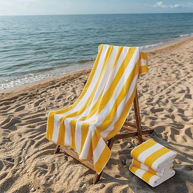 Oceanfront Resort Classic Cabana 4-Piece Towel Set