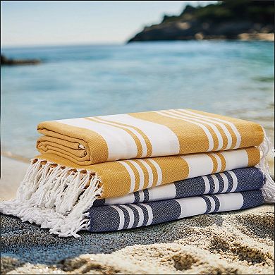 Oceanfront Resort Salty Stripe 3-Piece Towel Set