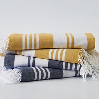 Oceanfront Resort Salty Stripe 3 pc Towel Set