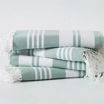 Oceanfront Resort Salty Stripe 3 pc Towel Set