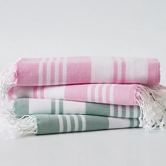 Oceanfront Resort Salty Stripe 3 pc Towel Set