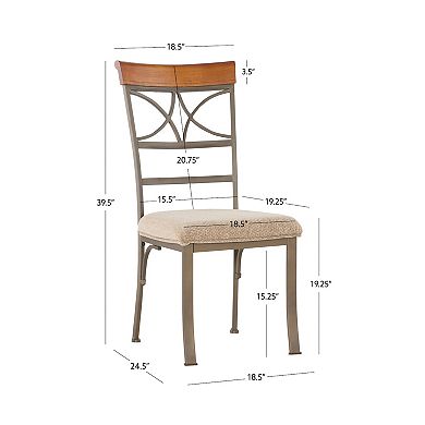 Metal Hamilton Dining Chair 2-piece Set