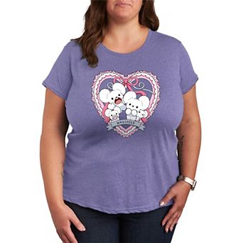 Plus Size Pokémon Maushold Coquette Graphic Tee