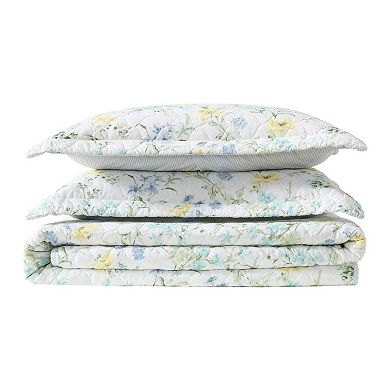 Laura Ashley Poppy Meadow Quilt Set