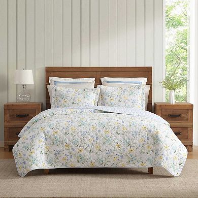 Laura Ashley Poppy Meadow Quilt Set