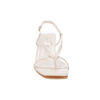London Rag Yarsa Women's Slingback Heeled Sandals