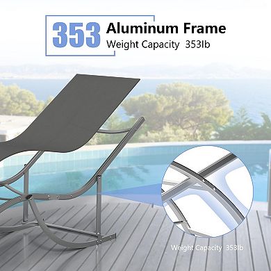 ANIXOL Set of 2 Ergonomic S Shape Lounge Chairs