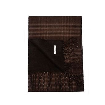 Men's isotoner 2-in-1 Reversible Brushed Plaid Woven Scarf