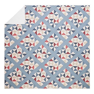 Modern Heirloom Americana Heartland Quilt Set with Shams