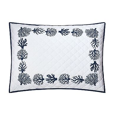 Modern Heirloom Tranquil Reed Quilt Set with Shams