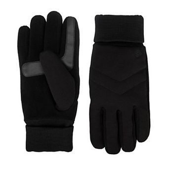 Men's isotoner Stretch Chevron Quilted Touchscreen Gloves