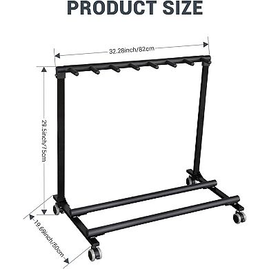 ANIXOL Folding Multi Guitar Floor Stand Rack