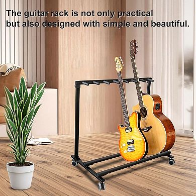 ANIXOL Folding Multi Guitar Floor Stand Rack