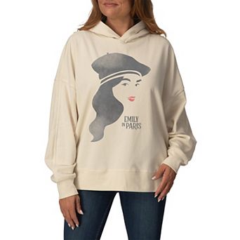Women's Emily in Paris Graphic Oversized Fleece Hoodie Sweatshirt