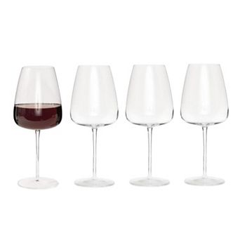 Luigi Bormioli Talismano Set Of 4 Grand Cru 18.5 Oz. Wine Glasses, Crystal SON-hyx Glass