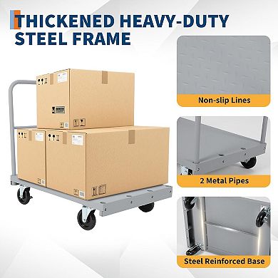 ANIXOL 2 In 1 Dual Bar Heavy Duty Platform Cart
