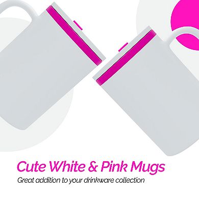 Copco Desk Mug 16 oz - Durable BPA-Free, Microwave & Dishwasher Safe (Pink)