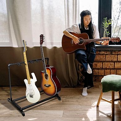 ANIXOL Folding Multi Guitar Stand Rack
