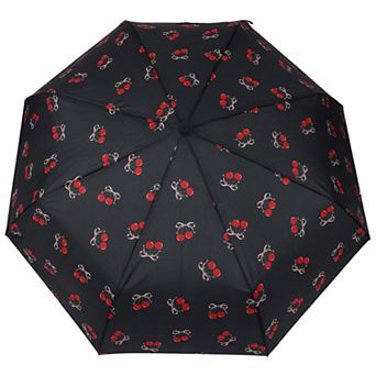 C&C California Cherry Bow Printed Compact Umbrella
