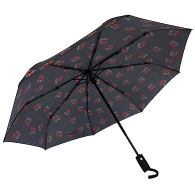 C&C California Cherry Bow Printed Compact Umbrella
