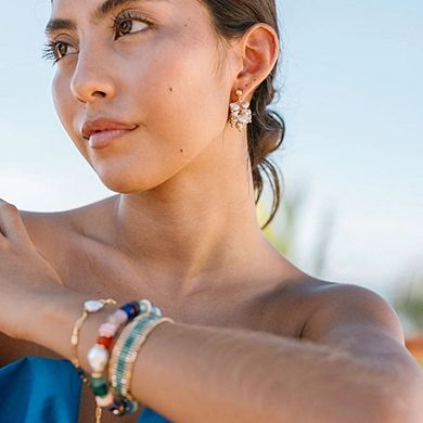 Convertible Pearl Cluster Earrings