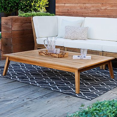 Linon Fontana Outdoor Rectangular Coffee Table