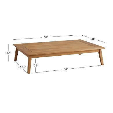 Linon Fontana Outdoor Rectangular Coffee Table