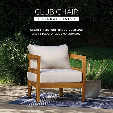 Linon Breton Outdoor Club Chair