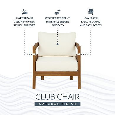 Linon Breton Outdoor Club Chair