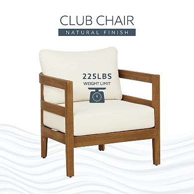 Linon Breton Outdoor Club Chair