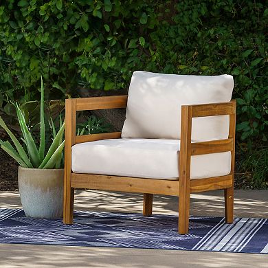 Linon Breton Outdoor Club Chair