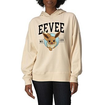 Women's Pokémon Eevee Oversized Fleece Hoodie Sweatshirt