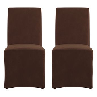 iNSPIRE Q Grace Hill Slip Covered Dining Chair Set of 2