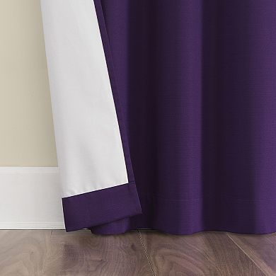 Sun Zero Karina Textured Blackout Single Window Curtain Panel
