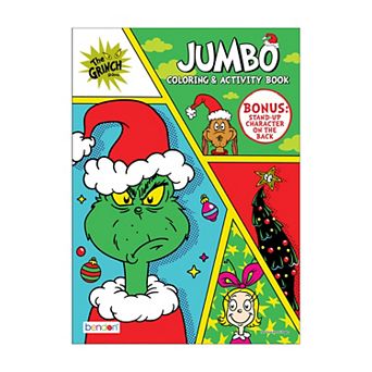 The Grinch Jumbo Coloring & Activity Book with Stand-Up Character