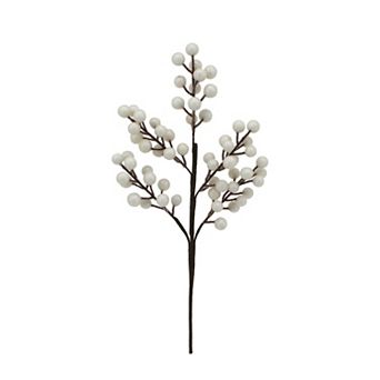 St. Nicholas Square® Artifical White Berry Arrangement Pick Decoration
